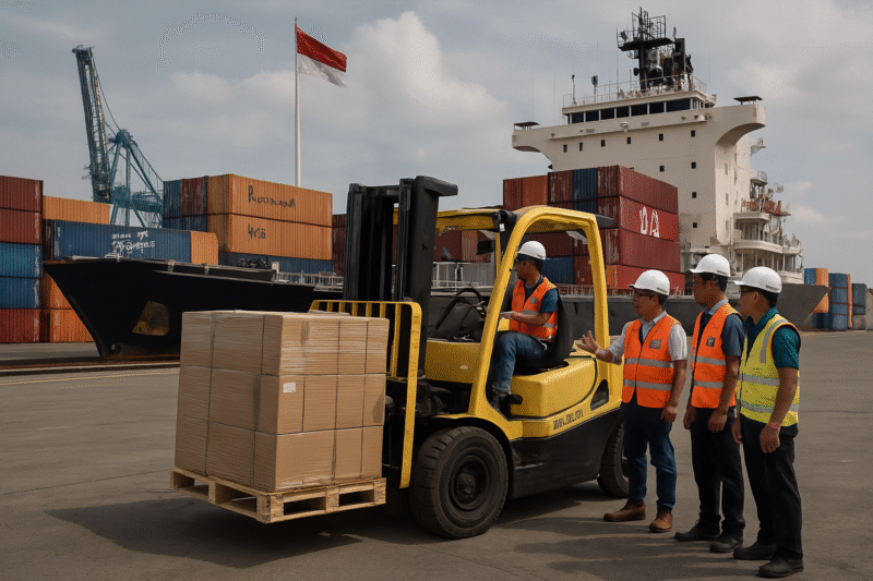 Forklift dan pengelolaan barang di gudang