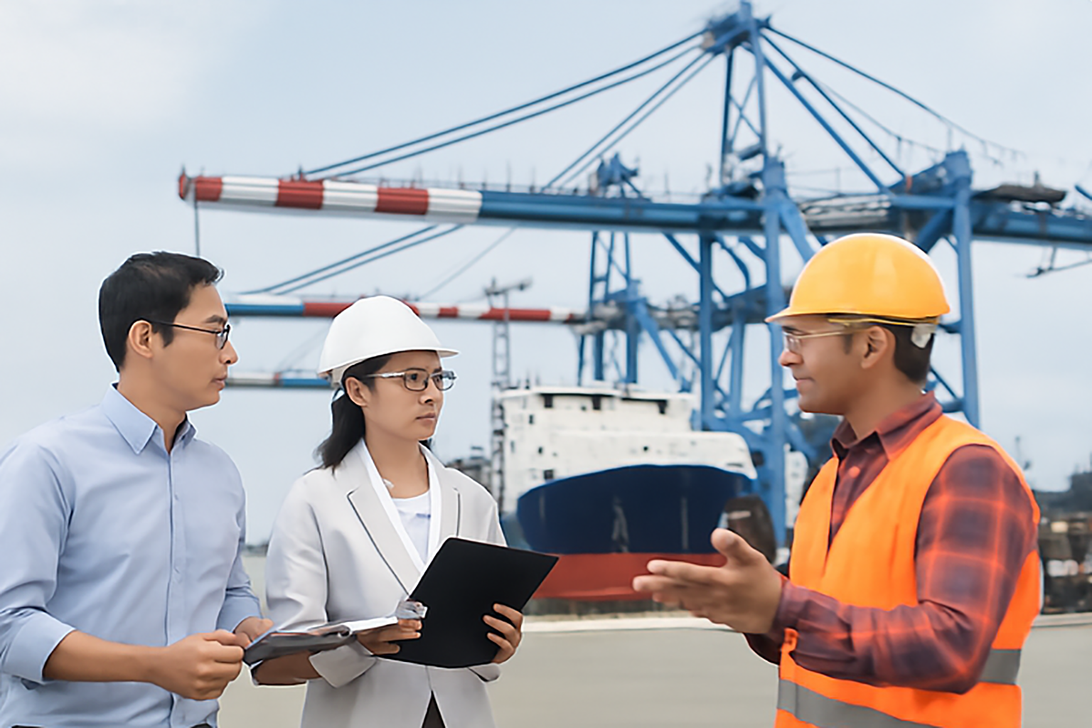 Berdiskusi dengan Mentor dari Mitra Luar